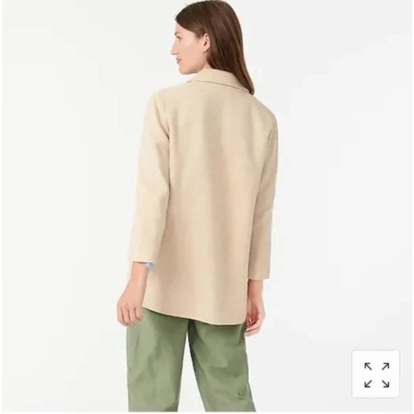 J. Crew 365 Sophie Open Front Sweater Blazer in Cream - Size XL - Picture 3 of 13